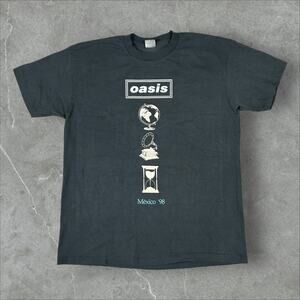 Vintage Oasis 1998 Mexico Tour Be Here Now Size XL Single Stitch Reprint T-Shirt